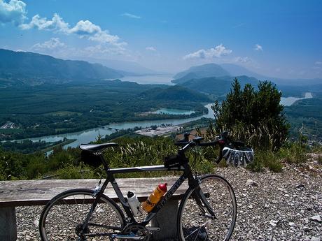 La vue depuis le col du Grand Colombier