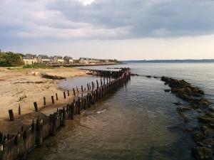 sandy hook, en arrivant par bateau