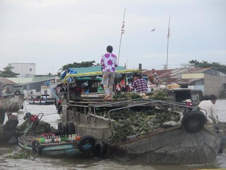 Marché flottant Cai Rang sur le Mékong