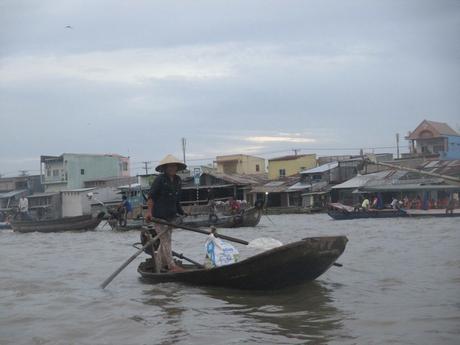 Marché flottant Phong Dien sur le Mékong