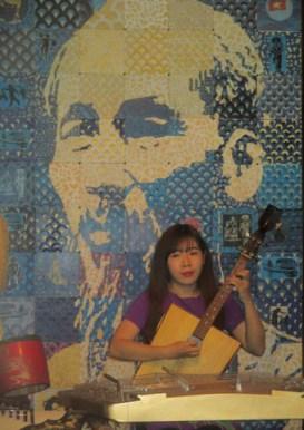 musicienne promontoire Hon Chong à Nha Trang