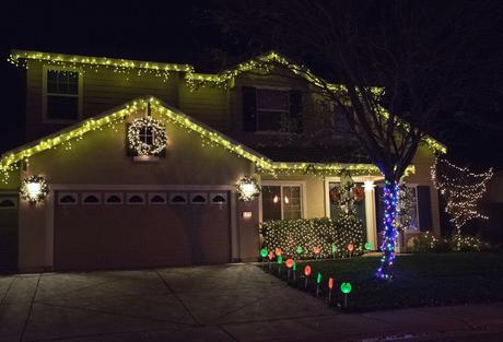 Lumières de Noël à Sacramento