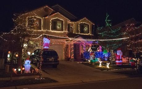 Lumières de Noël à Sacramento