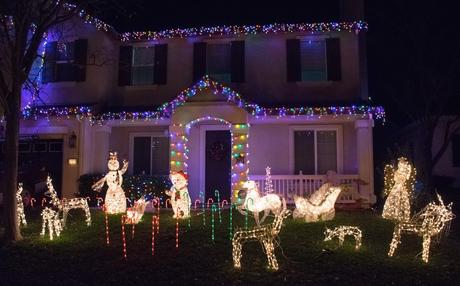 Lumières de Noël à Sacramento