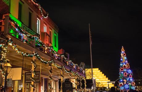 Lumières de Noël à Sacramento