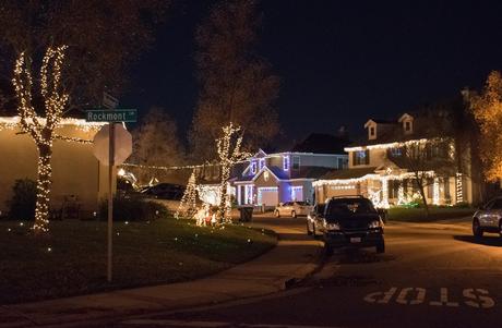 Lumières de Noël à Sacramento