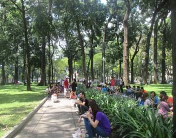 pause parc de Saigon