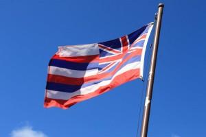 Big Island, drapeau, Hawaii