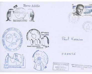 1 mois et 2 jours pour arriver depuis la base Dumont d'Urville en Terre Adélie - Antarctique