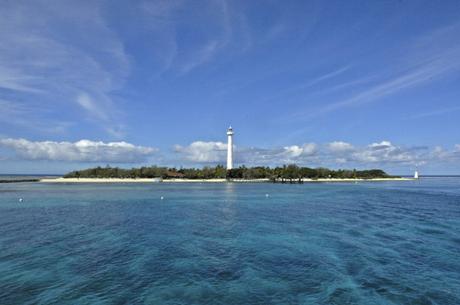 Le phare Amédée vu du large, Nouméa, Nouvelle-Calédonie