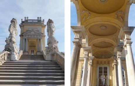 Vienne - Dans le parc de Schönbrunn Vienne Wien château schönbrunn schloss parc gloriette