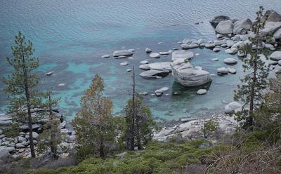 Le lac Tahoe l'hiver