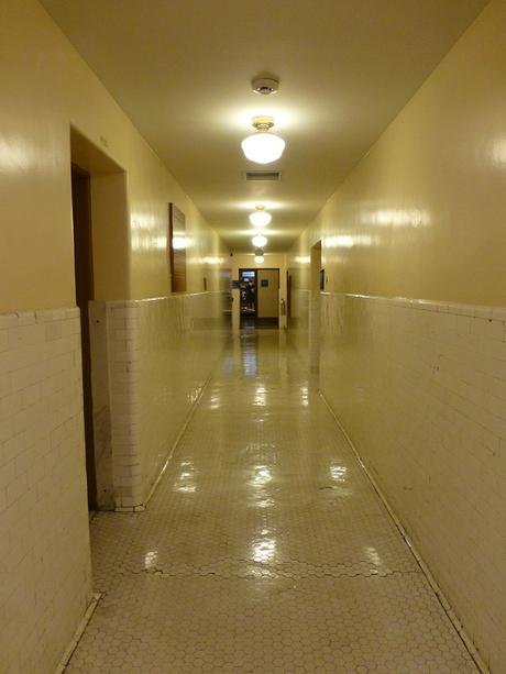 Un couloir de Ellis Island