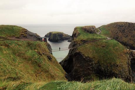 Irlande :  Carrick A Rede Rope Bridge