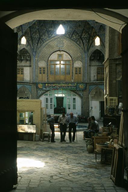 Kâshân, le bazar