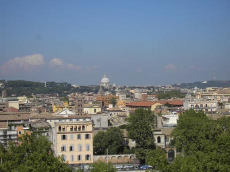 vue de Rome depuis le jardin des oranges