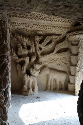 drôme hauterives palais idéal facteur cheval intérieur façade ouest