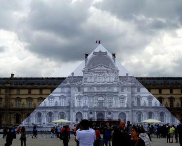 One day in Paris ~ Pyramide du Louvre by JR
