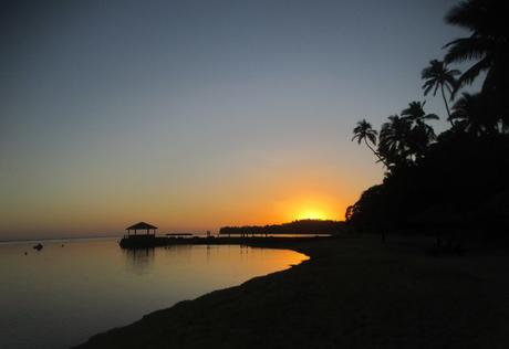 coucher du soleil îles Fidji