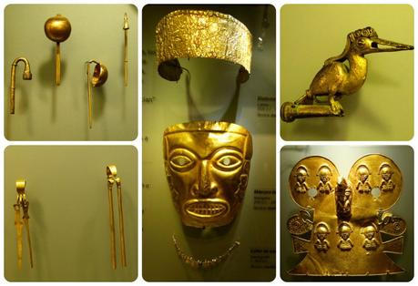 objets exposés au Museo nacional de Colombia de Bogotá