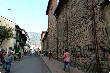 rue du centre historique de Bogotá