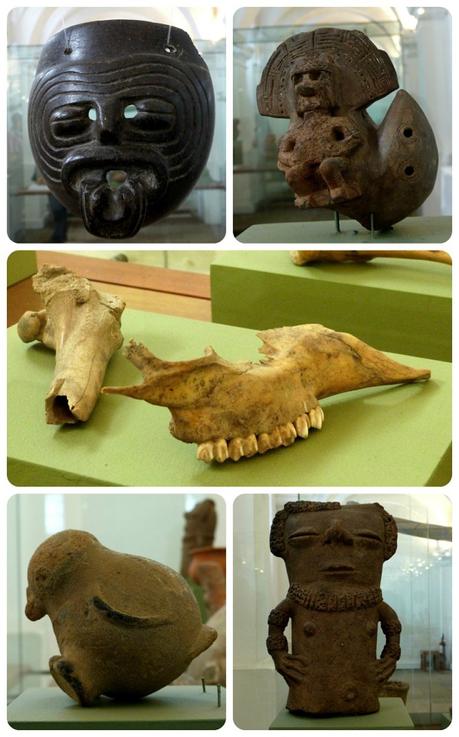 objets précolombiens au Museo nacional de Colombia de Bogotá