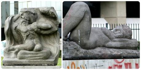 sculptures dans un parc de Quito