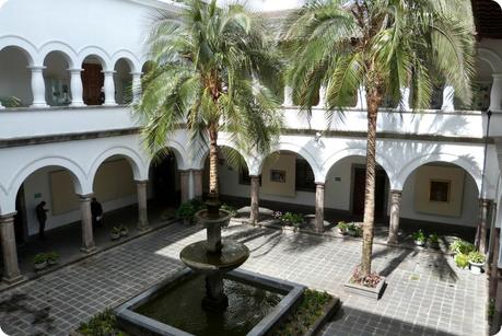 patio du Palacio Presidencial de Quito