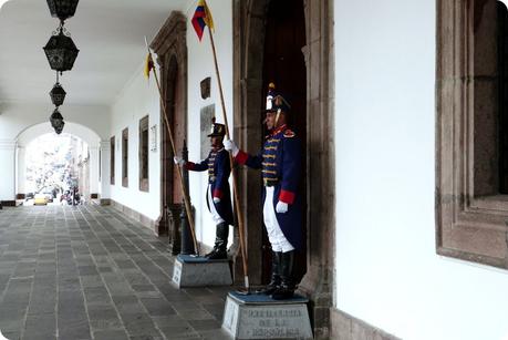 gardes du Palacio Presidencial de Quito
