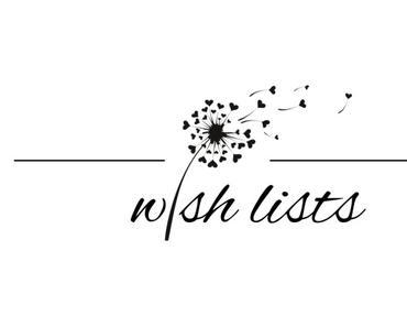 My wish list