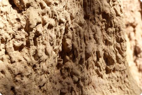 détail du sable du désert de la tatacoita de Nemocón