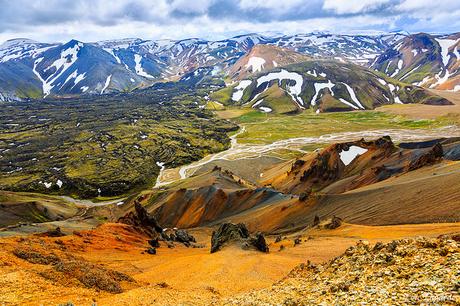 Les paysages de Landmannalaugar en Islande