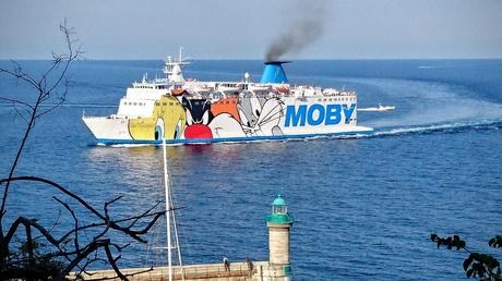 Moby arrivant à Bastia avec Titi, Gros Minet et tous ses amis