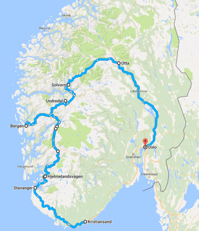 Carnet de voyage: la Norvège