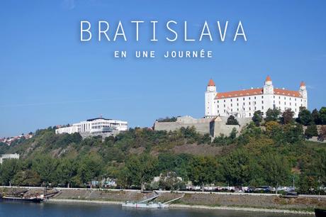 bratislava château danube vue pont UFO