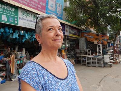 Cambodge, Phom Penh, la visite du quartier