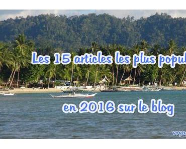 Les 15 articles les plus populaires en 2016 sur le blog
