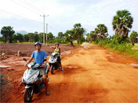 Kampot - Scooters - La campagne