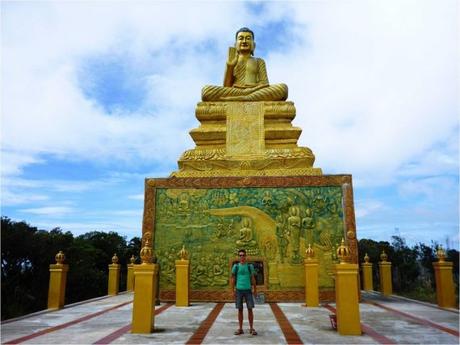 Kampot - Mont Bokor - Bouddha - Nicolas