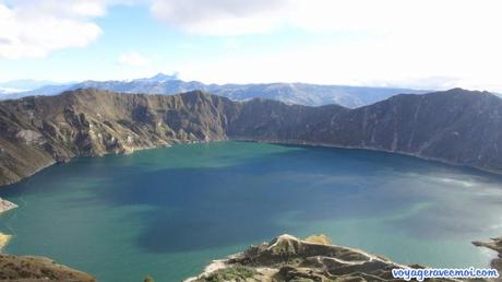 La Laguna de Quilotoa / La lagune aux eaux bleues turquoises de l’Equateur