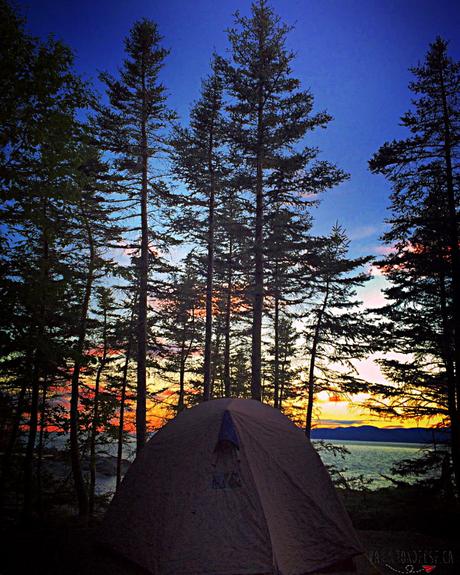 Les plus beaux campings du Québec En Camping à l'île aux lièvres.