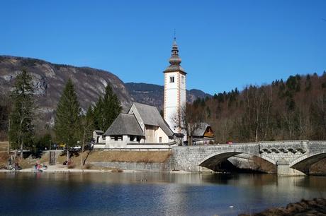 slovénie lac bohinj église saint-jean baptiste