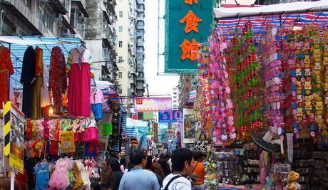 Les marchés de Kowloon à Hong Kong
