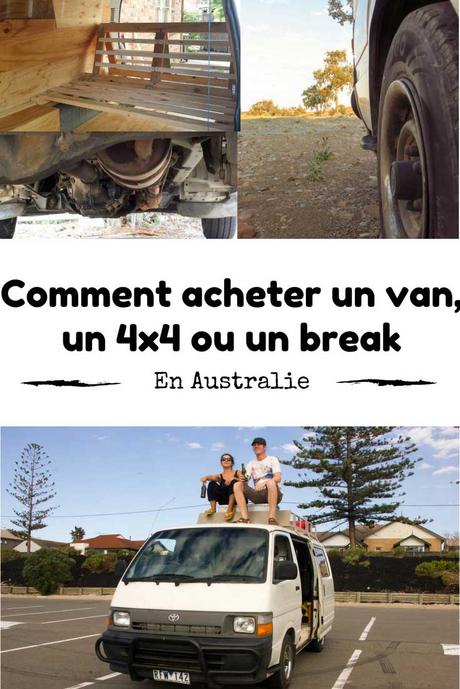 Acheter un van, un 4×4 ou un break en Australie Acheter un van, un 4×4 ou un break en Australie