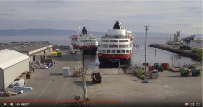 Hurtigruten : faire un créneau avec un navire de 130 m de long