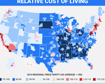 Le coût de la vie en Californie - Edition 2017