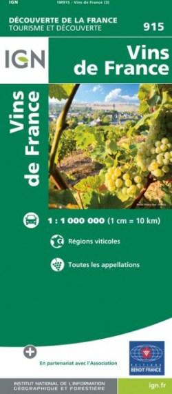 Découvrez la carte des vins de France IGN carte des vins de France IGN