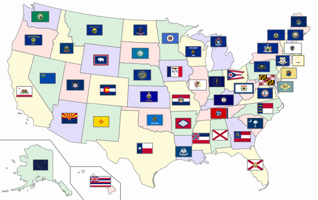 Les 10 plus beaux drapeaux d'états US