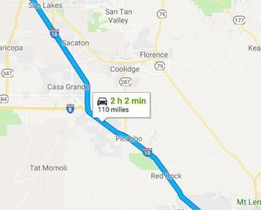 Road-trip dans le désert de Sonora