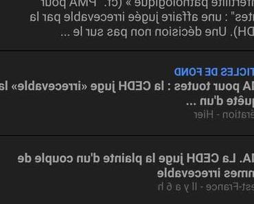 Pourquoi saisir la CEDH ?
